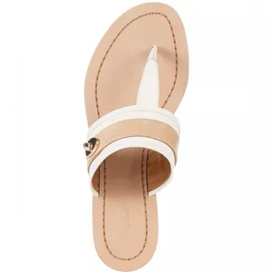 Coach Eileen Turlock Tan and White Sandals Size 9.5 thumbnail 2