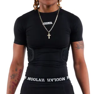 Moolah Basketball Black Short Sleeve Padded Compression Tee‎ Size XXL NWOT thumbnail 1