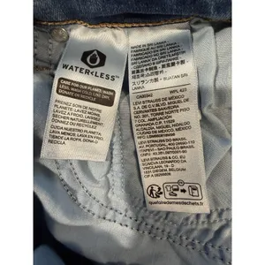 Levi’s 721 Jeans Womens Adult Size 30 Blue Denim Skinny High Rise Stretch thumbnail 6