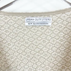 Urban Outfitters Textured Faux Wrap Pullover‎ Top Women's Size XS Cozy Chic thumbnail 5