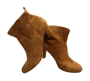 Sole Society Women's Laurel Ankle Booties Brown Suede‎ Size 8 thumbnail 1