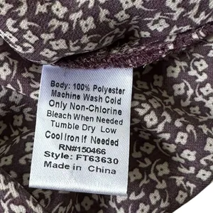 Monday Fun Purple Ivory Amiyah Stitch Fix Floral Blouse Women Medium NWT | 70-10 thumbnail 3