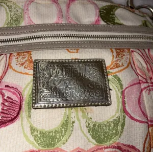 Y2K Coach Scribble Logo Signature Crossbody Handbag Poppy Edition Vintage thumbnail 5