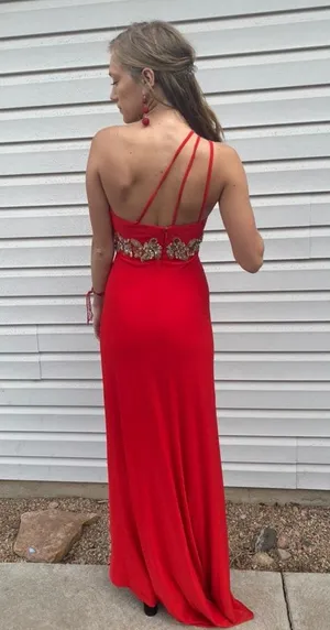 Boutique Formal Floor length Sparkly Dress thumbnail 9