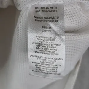 Tommy Hilfiger‎ Windbreaker Jacket Womens Large Long White Spellout thumbnail 6