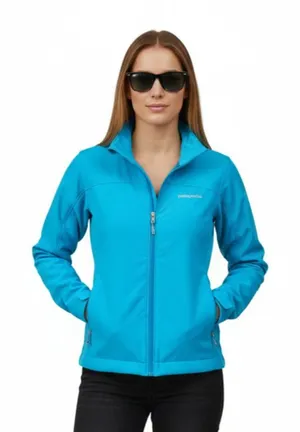 Patagonia Blue Women’s Adze Hybrid Zip Sport Athletic Jacket thumbnail 1