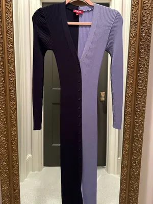Staud Colorblock Midi Dress thumbnail 3