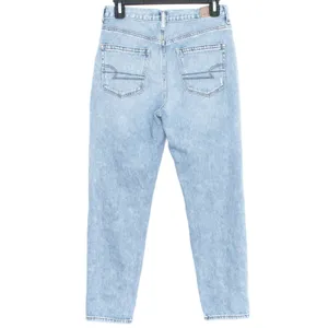 American Eagle Jeans Mom High Rise Ripped Y2K 90s Grunge Casual Blue 4 Short thumbnail 2