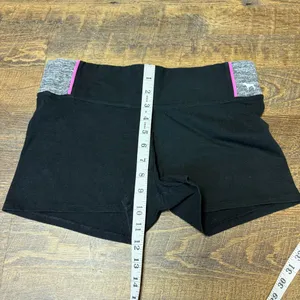 Victoria's Secret PINK Yoga Shorts Womens Large Black thumbnail 3