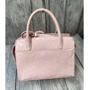 Juicy Couture Pink Satchel Bag – Embossed Logo & Heart Charm thumbnail 3