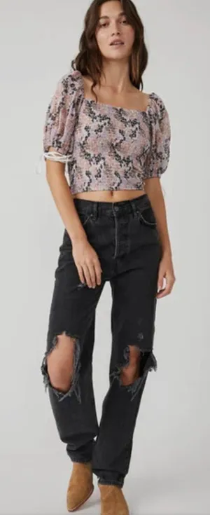 Free People: Back on Top Cropped Blouse thumbnail 1
