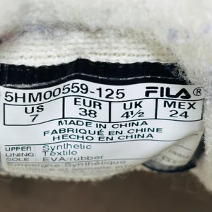 Fila Disruptor Lug Boot Winter White Faux Fur Trim‎ Lace Up Ankle Boots Size 7 thumbnail 16