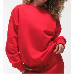 ACTA Wear Everyday Crewneck And Oversized Jogger Set In‎ Color Flame SZ S NWOT thumbnail 1
