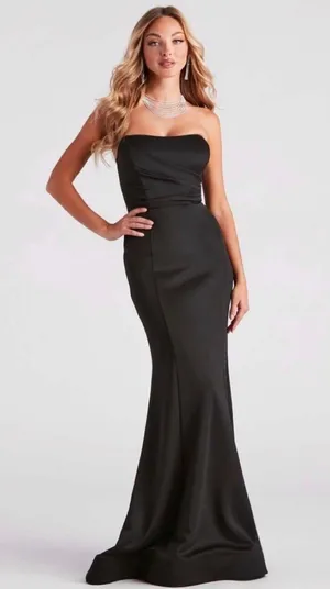 Black strapless Dress thumbnail 1