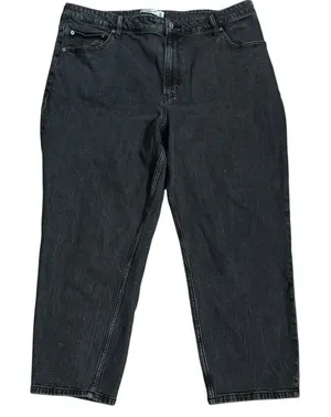 Abercrombie & Fitch A&F Plus Size 34 18 Short Jeans Curve Love Mom High Rise thumbnail 1