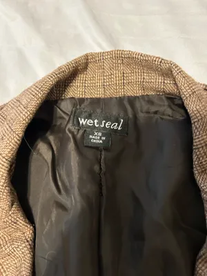 Wet Seal Plaid Blazer thumbnail 2