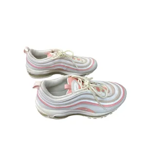 Nike Air Max 97 Womens Summit White coral low top sneakers size 8.5 SKU 8975 thumbnail 4