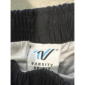 Varsity Spirit Black Athletic Running Shorts White Trim women's medium‎ thumbnail 5