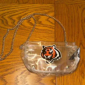 Cincinnati Bengals Clear Crossbody Orange thumbnail 1