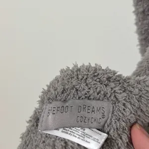Barefoot Dreams CozyChic Scarf OS Pewter Gray Plush Knit Lounge BDWCC25288 thumbnail 4