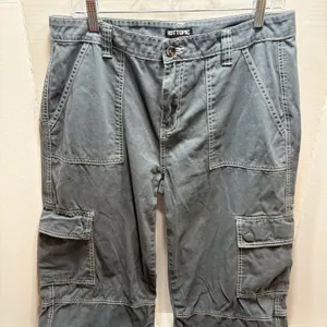 HOT TOPIC Womens Pants Sz 11 Hi Rise Carpenter Cargo Straight Punk Grunge thumbnail 2