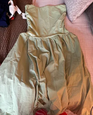 Anthropologie Mare Mare Strapless drop waist midi dress thumbnail 9