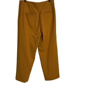 ANN TAYLOR Women's‎ Ochre Wide Leg Cropped Pants Size 8 thumbnail 2