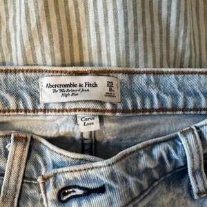 Abercrombie & Fitch Light Wash Straight Jeans Extra Long thumbnail 2