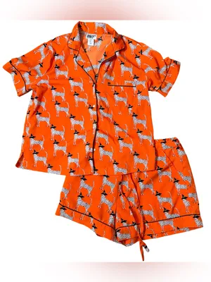 🎃🐆 Bouffants & Broken Hearts Halloween PJ Set — Size Small thumbnail 10
