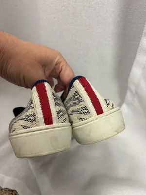 Rothy’s Maritime Tiger Sneakers - size 8 Good Condition thumbnail 4