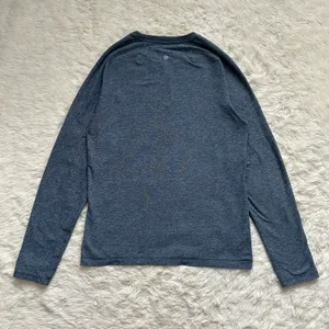 Lululemon Top Long Sleeve Crewneck Heathered Blue thumbnail 3