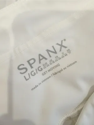 SPANX Pleated Get Moving Tennis Skirt in White size Large Athletic Preppy thumbnail 6
