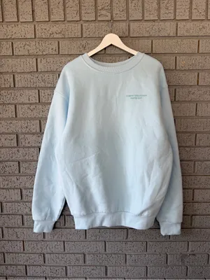 Comfrt Pastel Edit Light Blue Women's Sweatshirt Size Small thumbnail 3