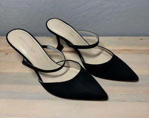 Marc Fisher Heels Black Pointed Toe Slingback thumbnail 1
