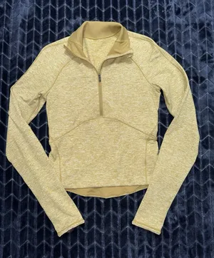 Lululemon Women's Always Alert 1/2 Zip Up Jacket Long Sleeve Cropped Size 2 thumbnail 1