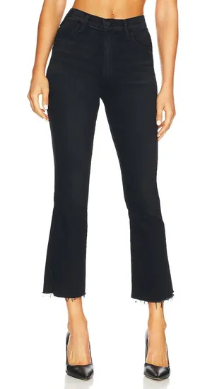 Mother The Hustler Ankle Fray Encounters at Night Dark Blue Stretch Jeans 27 thumbnail 1