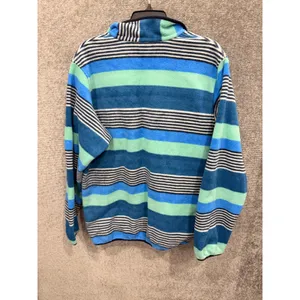 Patagonia Womens Fleece Pullover XL Blue Striped Synchilla Snap-T 25455 SP17 thumbnail 8