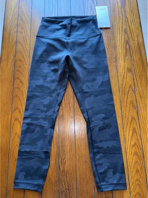 Lululemon Wunder Train High Rise 23” Heritage Camo Black Size 6 NWT thumbnail 3