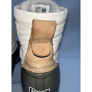 Sperry Beige Upper/Putty Rubber Women's Saltwater Jetty Duck Boots Size 9 thumbnail 7