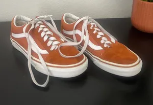 Vans Old Skool Orange Suede Low-Top Sneakers thumbnail 1
