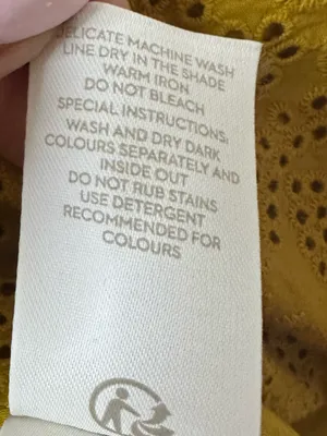 Boden Hallie Broderie Eyelet mustard yellow Sleeveless Top 10 thumbnail 9