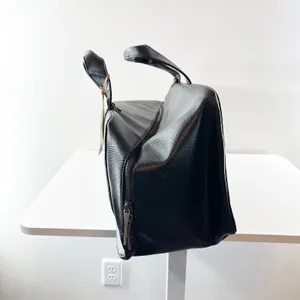 Matt & Nat Vegan Leather Zip Around Travel Weekender Duffel Bag Black thumbnail 5