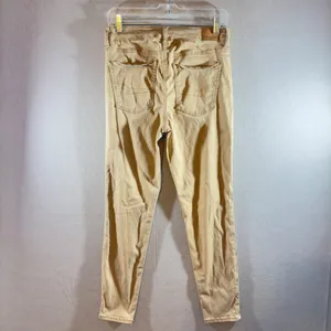 537 | American Eagle High-Rise Jegging‎ Khaki Tan Stretch Skinny Jeans 8 Short thumbnail 2