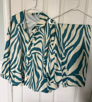 Shein Zebra Two-Piece Set thumbnail 1