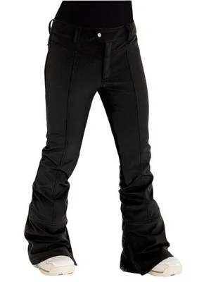 Betty Rides Black Flared Ski/Snowboard Pants thumbnail 1