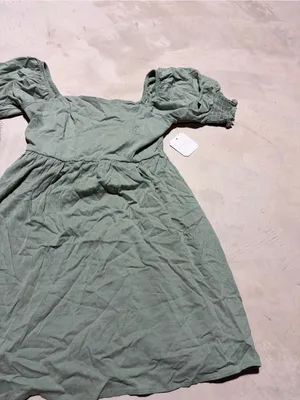 Altar’d state Puff-Sleeve Dress in Sage Green NWT MSRP$72 small thumbnail 5