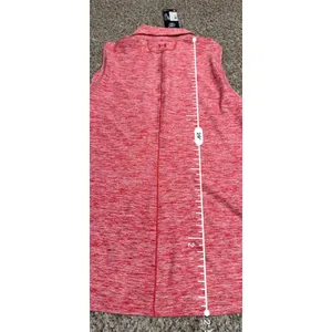 Under Armour Ole Miss Rebels HeatGear Sleeveless Polo Red Heathered Womens XL thumbnail 7