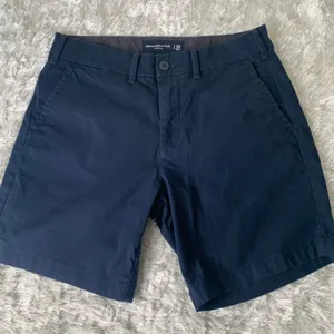Abercrombie & Fitch Blue Stretch Cotton Bermuda Shorts Sz 29 thumbnail 1