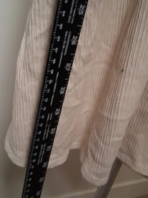 Old Navy Cream Short Puff Sleeve Empire Dress size M thumbnail 4