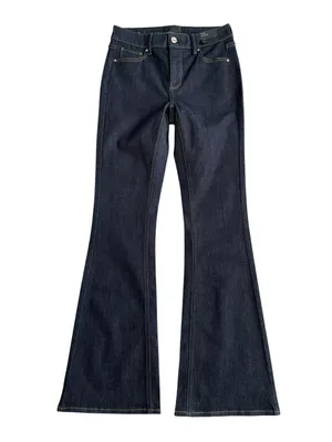 White House Black Market High Rise Flare Jeans Women’s Size 0 thumbnail 4